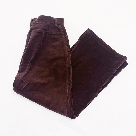 Dressbarn Brown Cord A Line Full Skirt Style 84642416 SZ6 - Picture 2 of 6